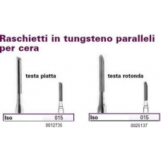 Raschietti Tungsteno Paralleli Per Cera Testa Rotonda 1pz